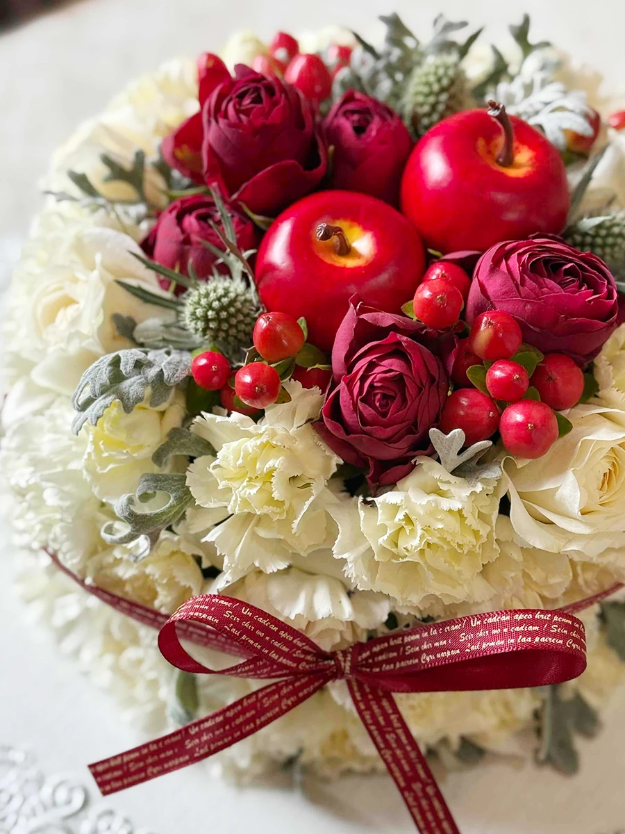生花のフラワーケーキ M｜フラスタ・楽屋花のSakaseru