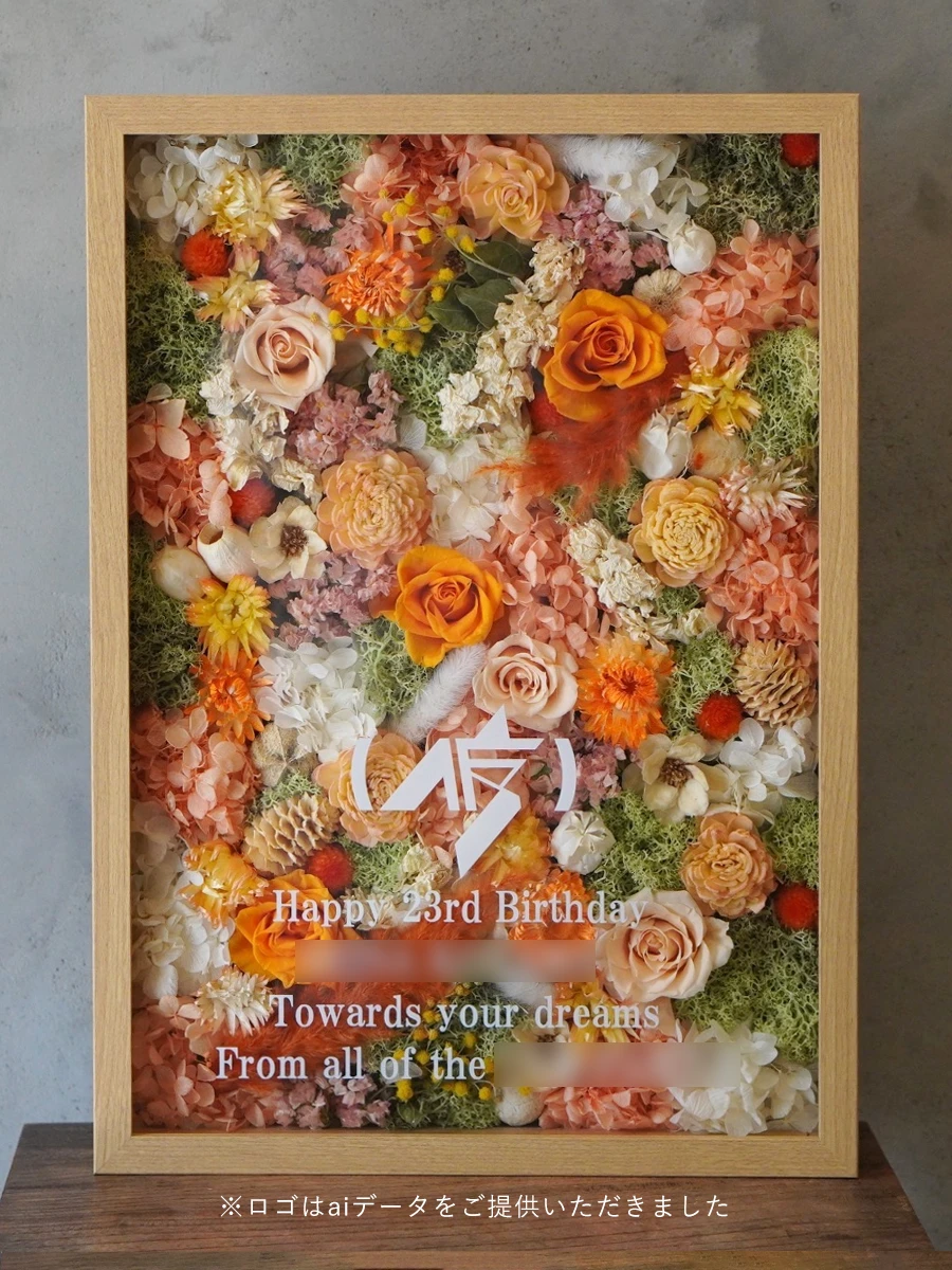 文字入れできるフレームアレンジ L wall スタンダード｜フラスタ・楽屋