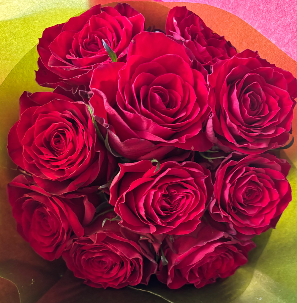 赤いRoseブーケ|開店祝いに人気の商品