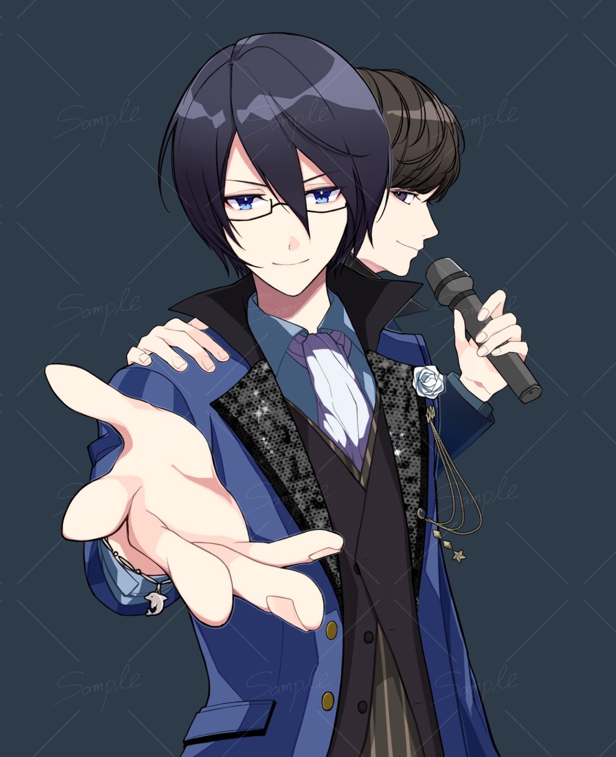 SideM10th】桜庭薫さん、内田雄馬さんへフラワースタンドを贈りません