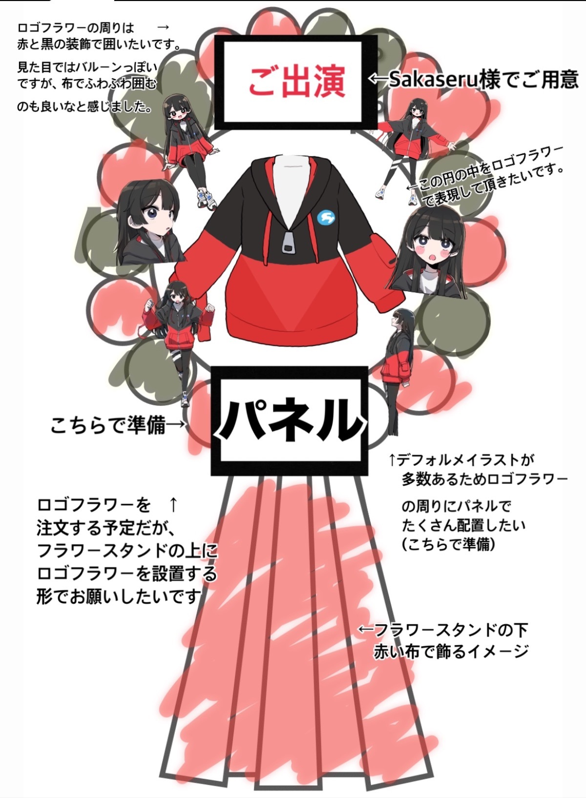 にじさんじ SitR東京公演へご出演される 月ノ美兎 様にフラスタを贈り