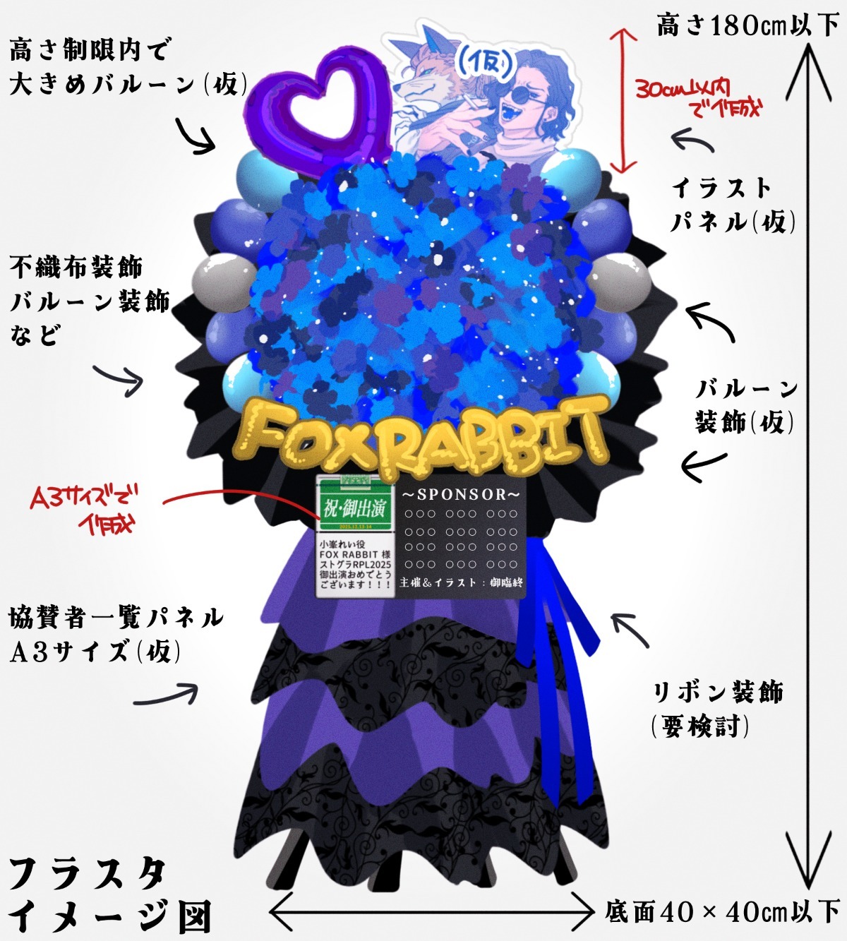 🦊🐰ストグラRPL2025 小峯れい役 FOXRABBITさん宛フラスタ企画|minsaka