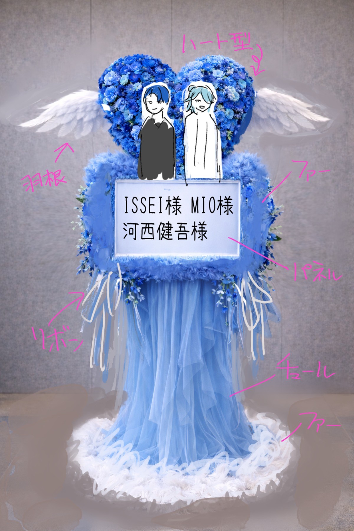 ビバレン3rdファンミーティングにて、イッセイ、みおと河西健吾さん