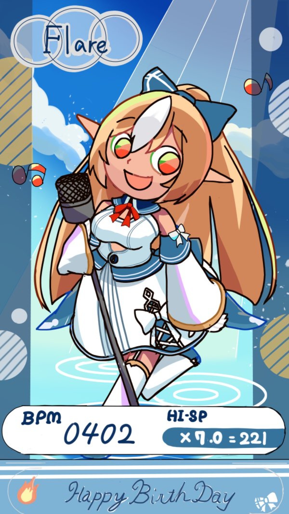 ホロライブ三期生不知火フレアちゃんのお誕生日をお花でお祝いしません