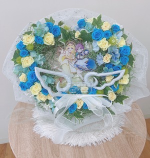 アクリルパネルの祝い花｜フラスタ・楽屋花のSakaseru