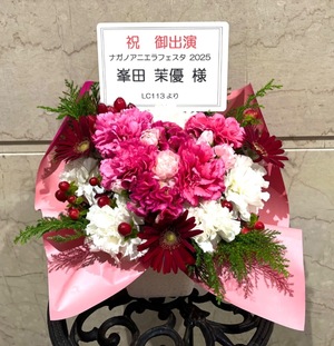駒場公園 公演 [ナガノアニエラフェスタ2025] 峯田茉優 様 ご出演祝い花・楽屋花