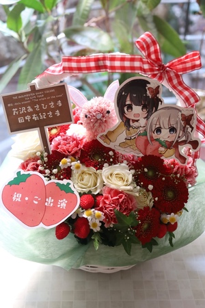 Kアリーナ横浜 公演 [THE IDOLM@STER SHINY COLORS 7th LIVE TOUR 螺旋 -Halo around- “The origin on the axes”] 芹沢あさひ様、田中有紀様 ご出演祝い花・楽屋花|仙台へ送るお祝いに人気の商品