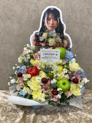 パシフィコ横浜 公演 [日向坂46 16thシングル『クリフハンガー』発売記念リアルミート＆グリート] 上村ひなの 様 ご出演祝い花・楽屋花