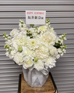 京都パルスプラザ 公演 [日向坂46リアルミート＆グリート] 坂井新奈様 ご出演祝い花・楽屋花