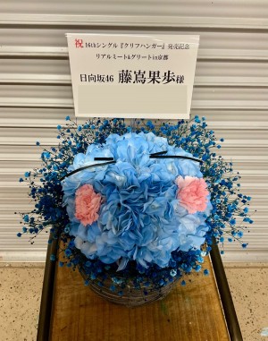 京都パルスプラザ 公演 [16thシングル「クリフハンガー」発売記念リアルミート&グリート] 日向坂46 藤嶌果歩様 ご出演祝い花・楽屋花