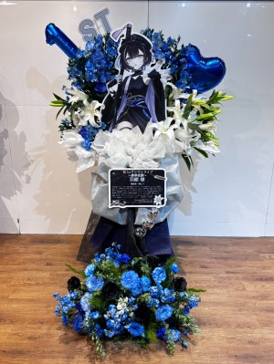 秋葉原エンタス  公演 [羽緖 1st ONE-MAN LIVE「葬華夜譚」] RKMusic所属 羽緒 様 ご出演スタンド花