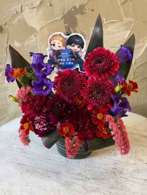 幕張イベントホール 公演 [THE IDOLM@STER SideM PASSIONABLE READING SHOW ～魂環の人形～] 伊集院北斗様 神原大地様 ご出演祝い花・楽屋花