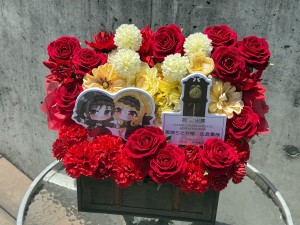 オリックス劇場 公演 [CINDERELLA GIRLS MUSICAL CINDERELLA GIRLS MUSICAL DERE of the DEAD] 黒埼ちとせ様　佐倉薫様 ご出演祝い花・楽屋花