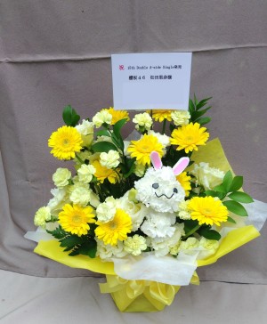 幕張メッセ 公演 [櫻坂４６リアミミーグリ] 櫻坂４６　松田里奈様 ご出演祝い花・楽屋花