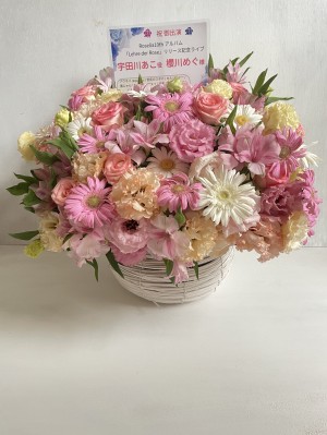有明アリーナ 公演 [Roselia「Lehre der Rose」 - Roselia 10th Anniversary Best Album「Lehre der Rose」リリース記念ライブ] 宇田川あこ役　櫻川めぐ様 ご出演祝い花・楽屋花