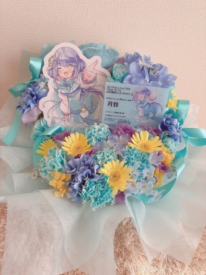 秋葉原LIVE SPACE Q 公演 [ぶいかふぇ♪ vol.306] 月鈴 ご出演祝い花・楽屋花