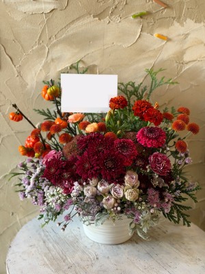 グラデーションで想いを届ける アルバムリリース祝い花・楽屋花|東京へ送るお祝いに人気の商品